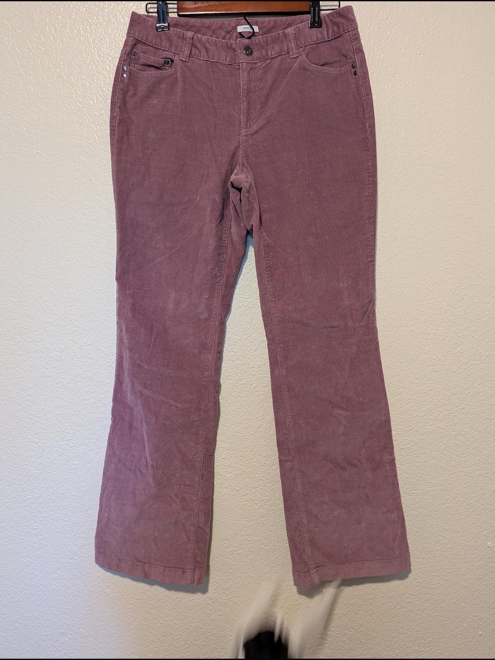 Liz Claiborne Mauve Corduroy Boot Cut Pants